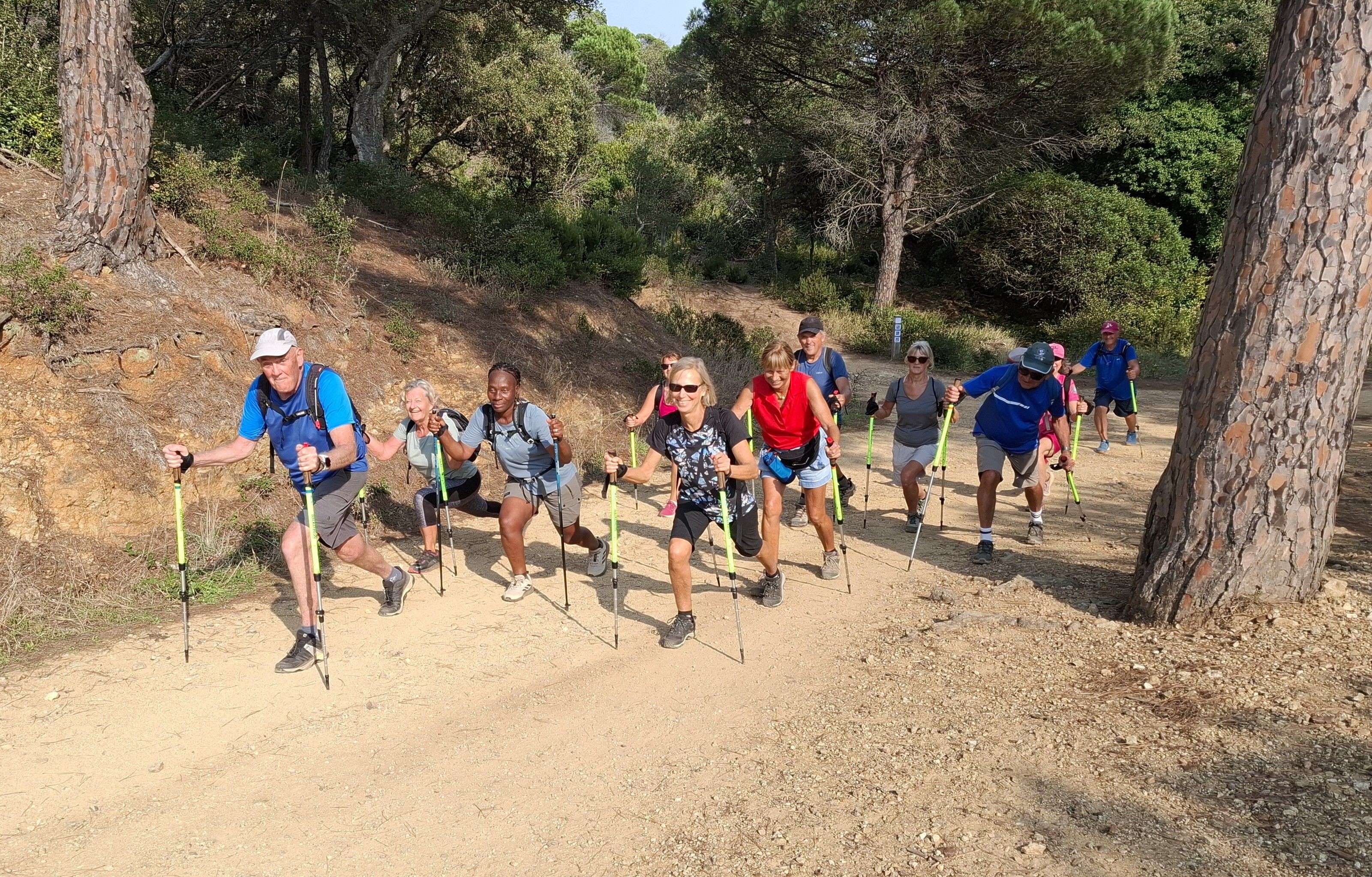 Les participants a la marche dynamique 